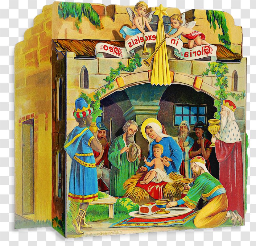 Nativity Scene Playset Interior Design Toy Transparent PNG