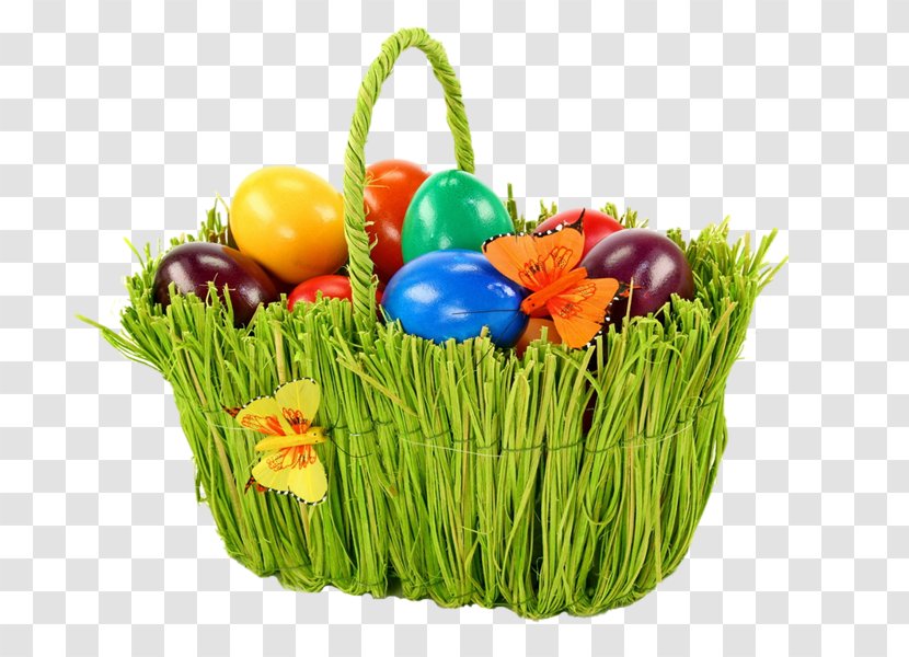 Easter Egg Background - Gift Basket Holiday Transparent PNG