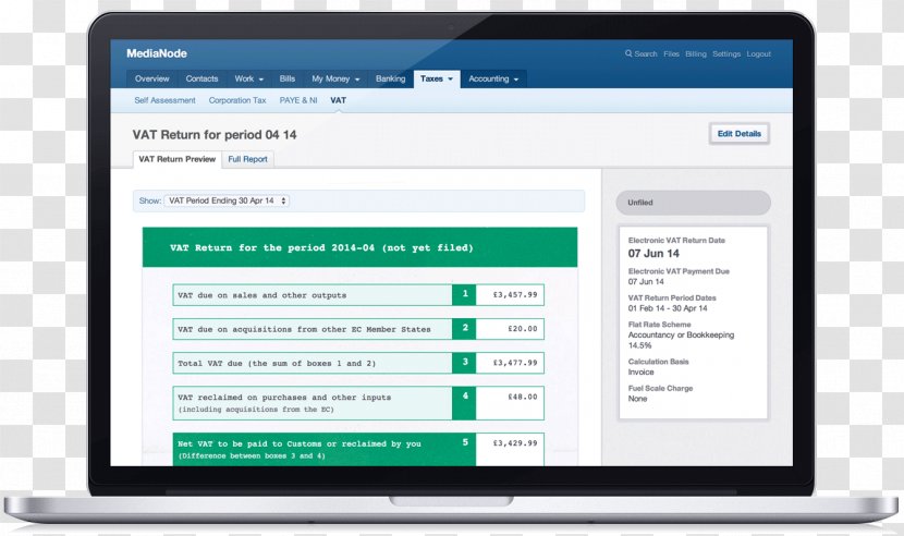 Invoice Accounting Software Insurance Service - Display Device - VAT Transparent PNG