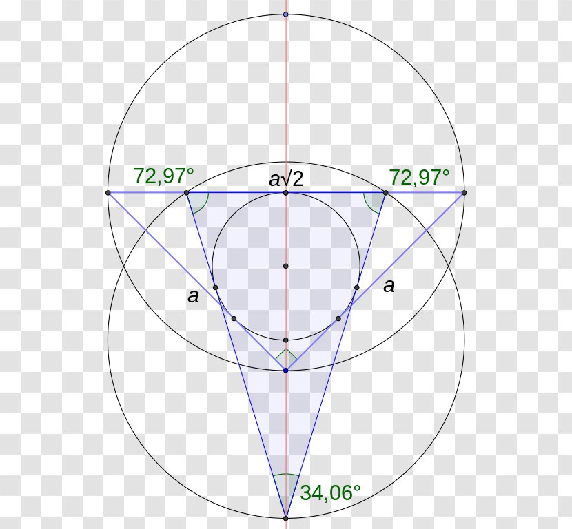 Isosceles Triangle Circle Right - Diagram - Angle Transparent PNG