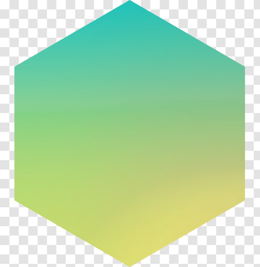 Line Triangle Product Design - Green Transparent PNG