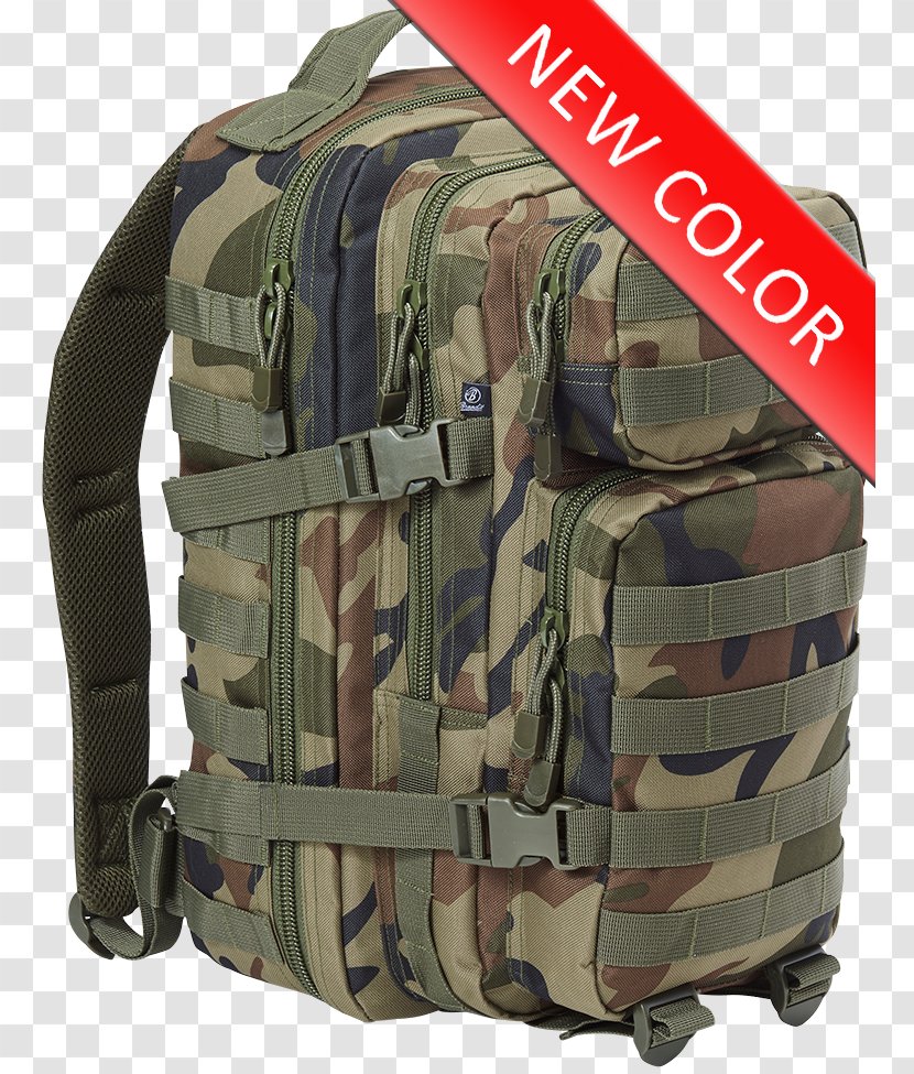 United States Backpack MOLLE Military Bag - Camouflage Transparent PNG