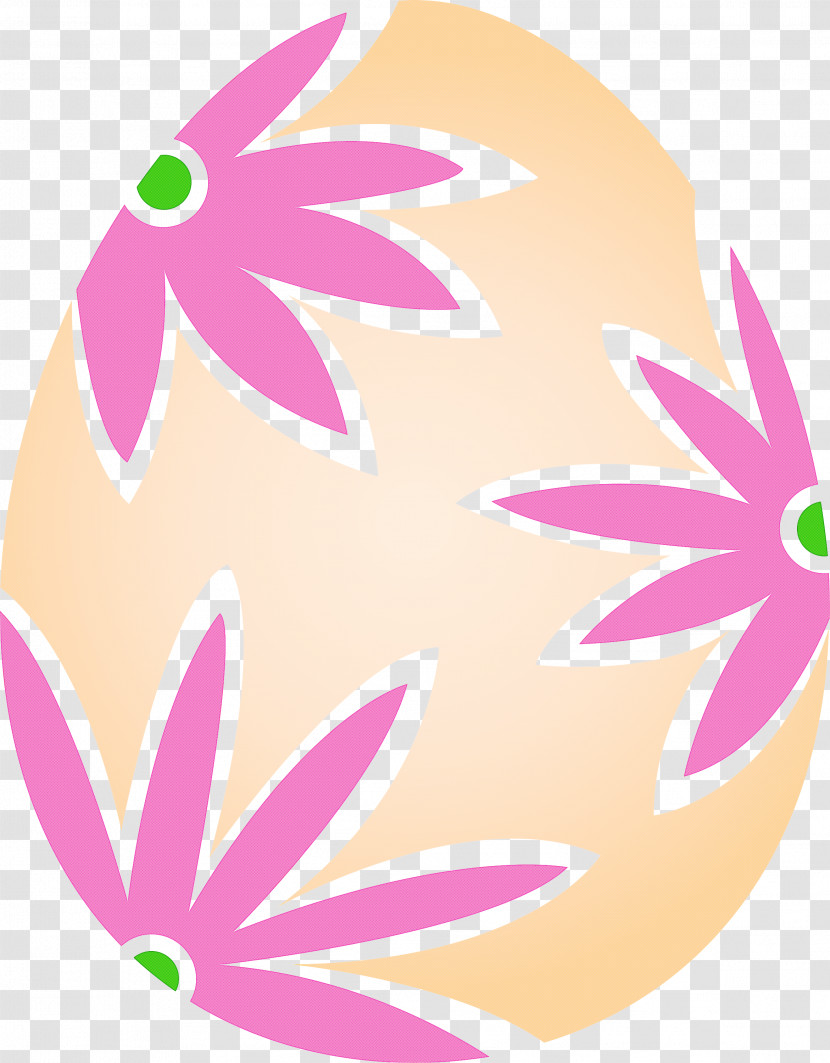 Floral Easter Egg Flower Easter Egg Happy Easter Day Transparent PNG