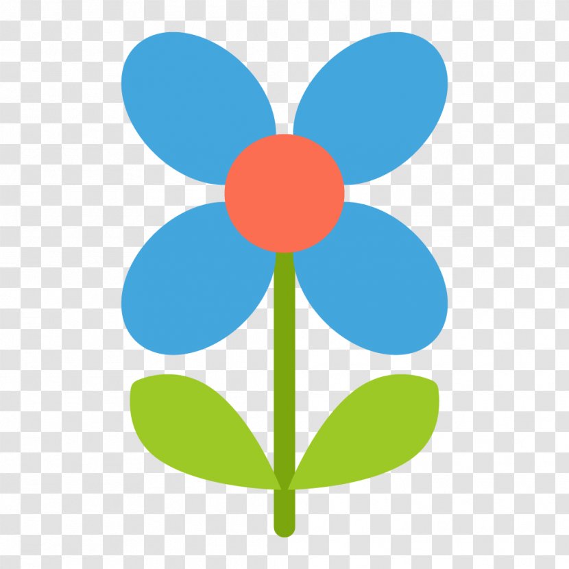 Blue Flower - Color - Symbol Plant Transparent PNG