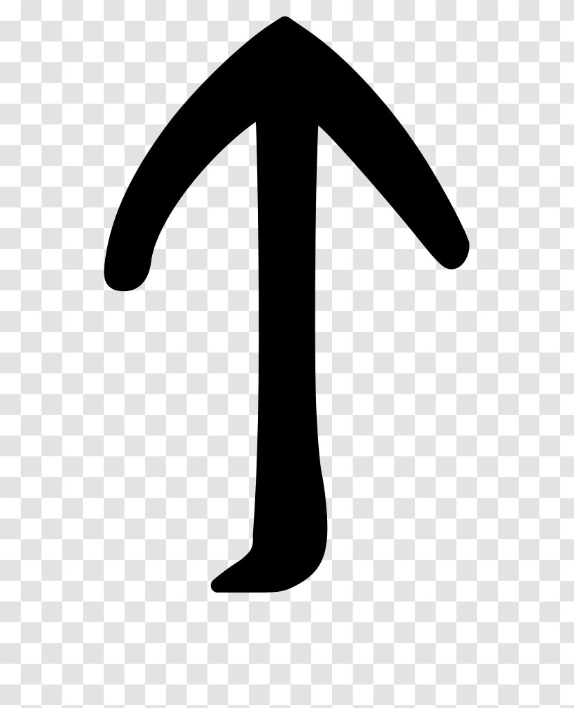 Arrow Symbol - Silhouette - Gotic Transparent PNG