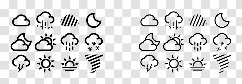 Weather Forecasting Clip Art - Line - Having Vector Transparent PNG