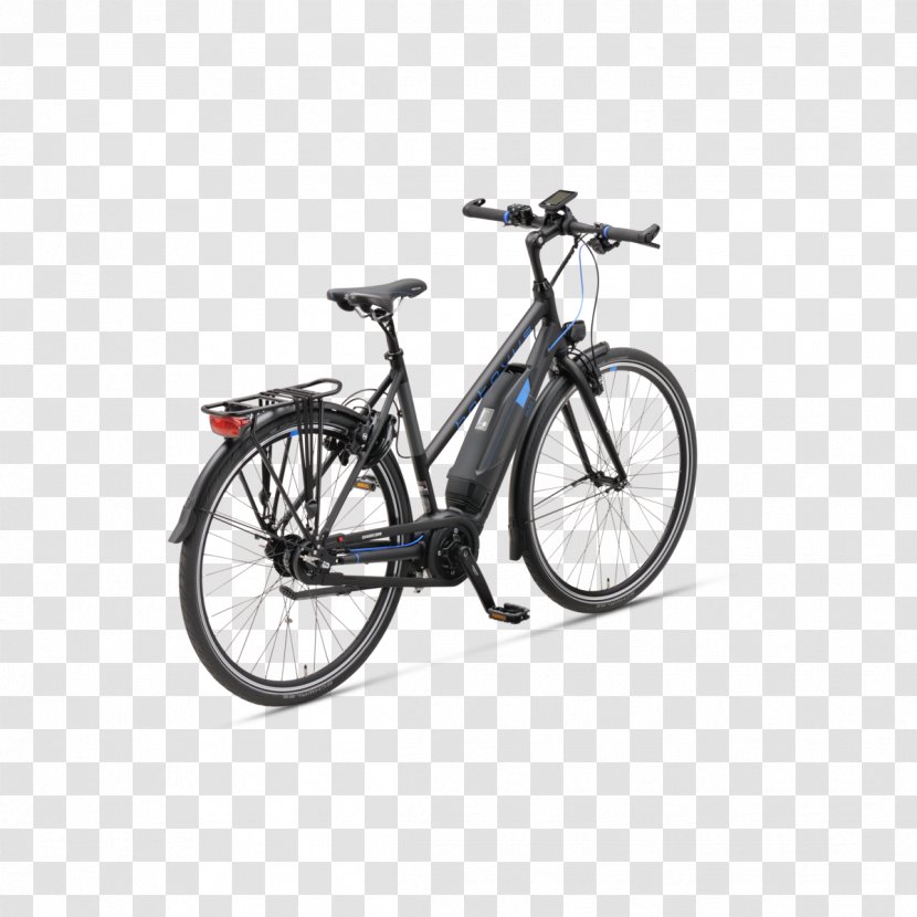 Batavus Dames Dinsdag E-Go (2018) Touring Bicycle Zonar Herenfiets - Accessory Transparent PNG