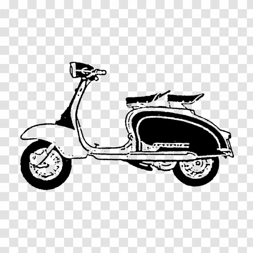 Scooter Vespa Car Transparent PNG