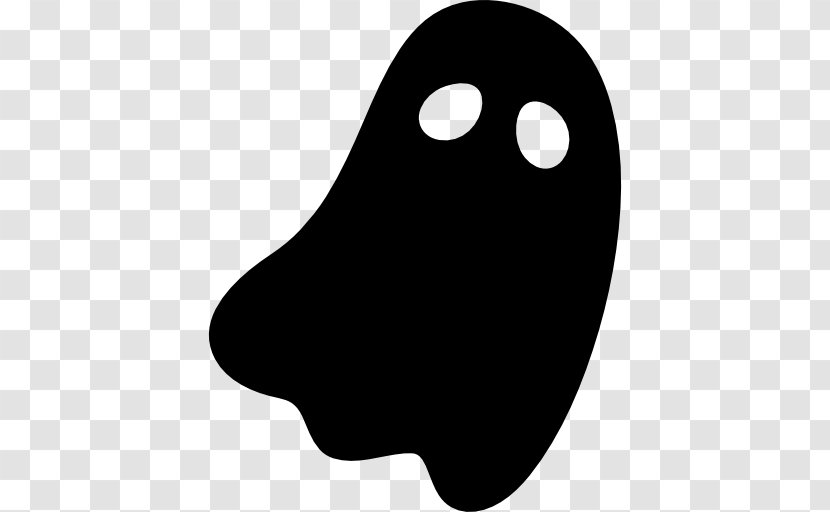 Ghost YouTube - Black And White Transparent PNG