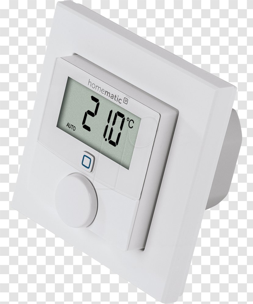 HomeMatic Wireless Thermostat 132030 Homematic IP Underfloor Heating Control Wall-mounted HmIP-WTH-2 EQ-3 AG - Hardware - Technology Transparent PNG