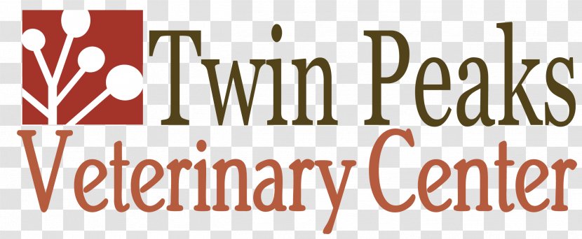 Logo Veterinarian Twin Peaks Veterinary Center Brand Font Transparent PNG