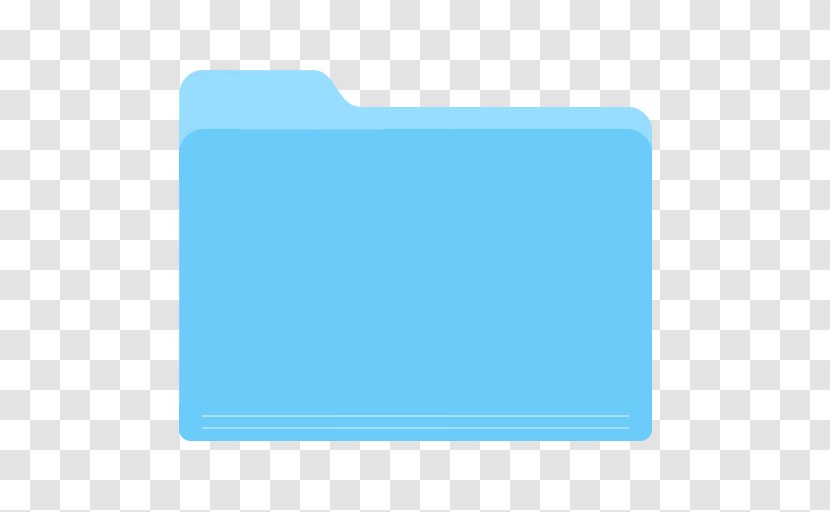 Blue Turquoise Angle Aqua - Rectangle - Folder Transparent PNG