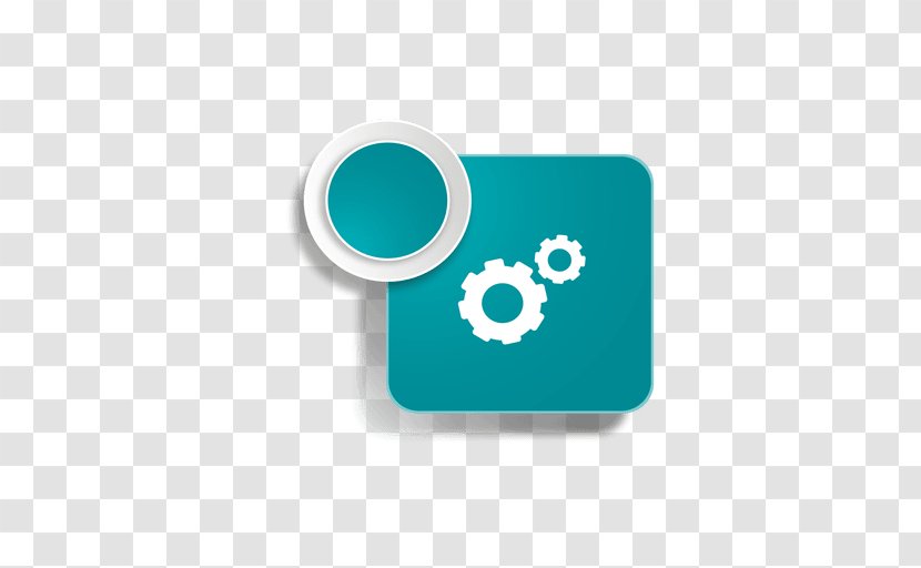 Sticker - Turquoise - Mockup Transparent PNG