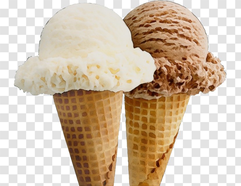 Ice Cream - Frozen Dessert - Wafer Vanilla Transparent PNG