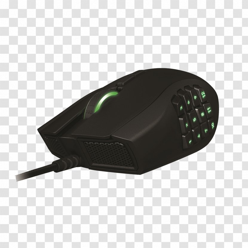 Computer Mouse Razer Naga Optical Dots Per Inch Inc. - Inc Transparent PNG