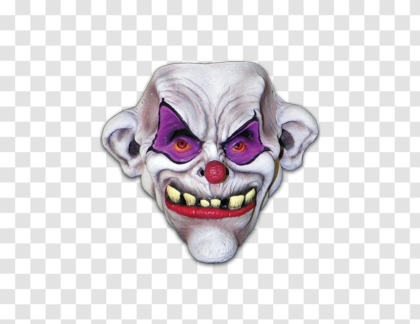 Joker It Mask Clown Halloween Costume - Watercolor Transparent PNG