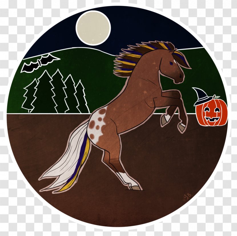 Ford Mustang Freikörperkultur Animated Cartoon Horse - 2019 - Halloween Night Transparent PNG
