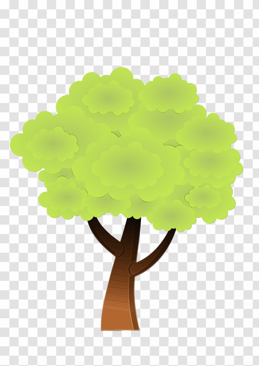 Oak Tree Silhouette - Flower - Plant Stem Transparent PNG