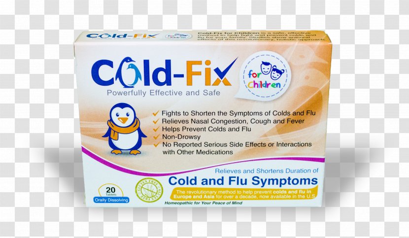 COLD-FX Common Cold Cough Influenza Treatment Transparent PNG