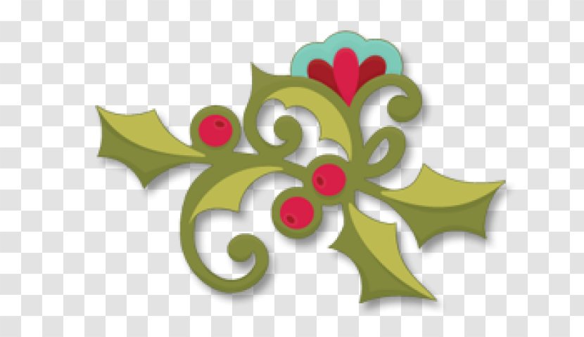 Christmas Ornament Silhouette - Flower Logo Transparent PNG