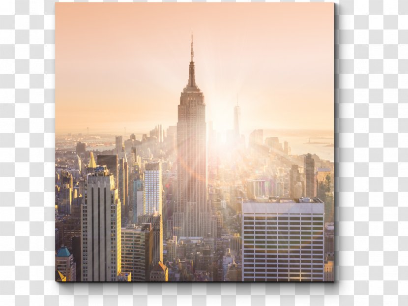 Empire State Building Day Lower Manhattan Niagara Falls Sunrise - Daytime - & Construction Trades Transparent PNG