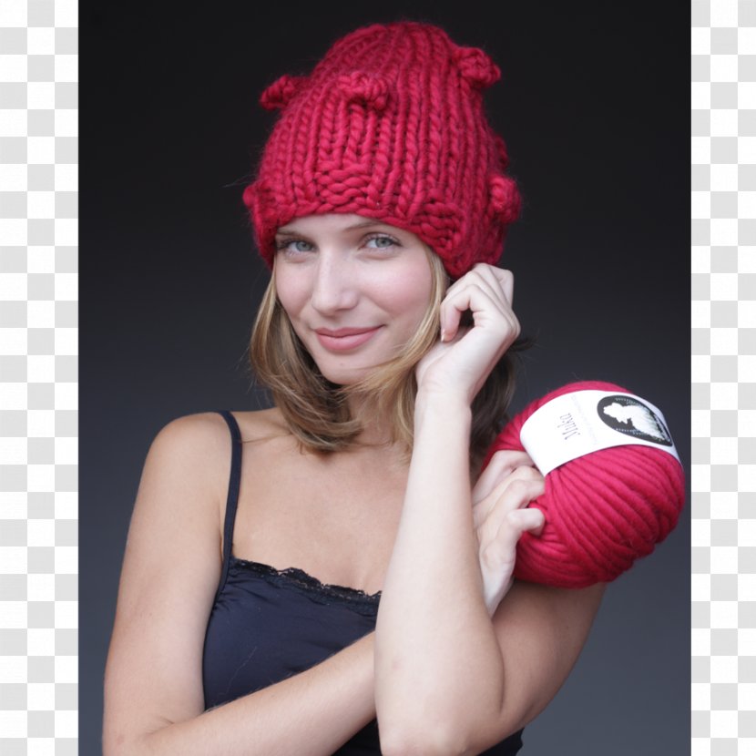 Beanie Knit Cap Bonnet Hat Crochet - Handpaint Transparent PNG