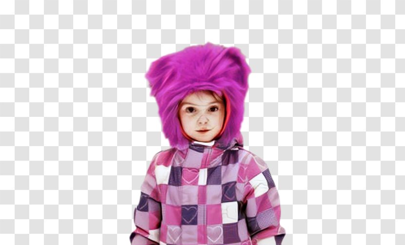 Ski Suit Child Girl Beanie Photography - Clothing - Lilac Transparent PNG