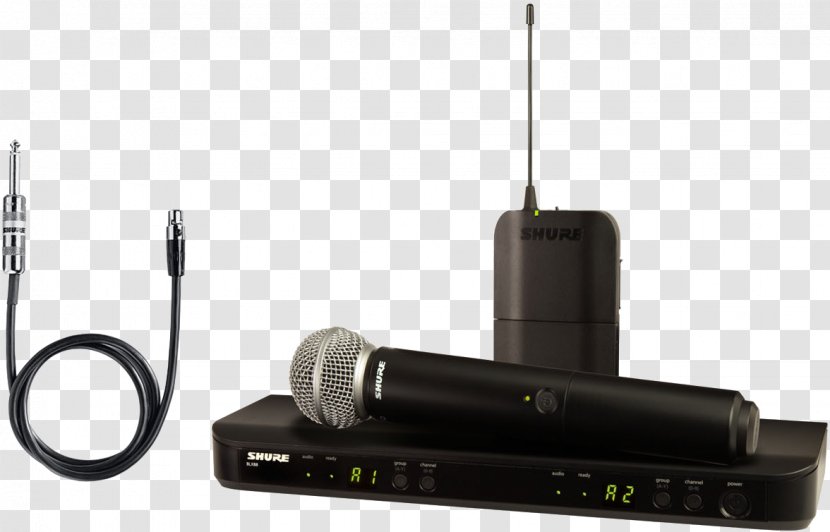 Shure SM58 Wireless Microphone SM57 - Beta 58a Transparent PNG