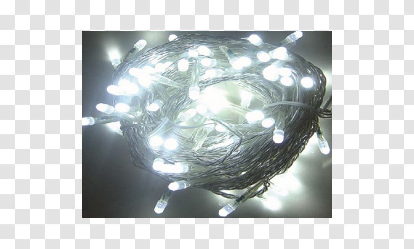 Light-emitting Diode White Lighting Garland - Lamp - String Lights Transparent PNG