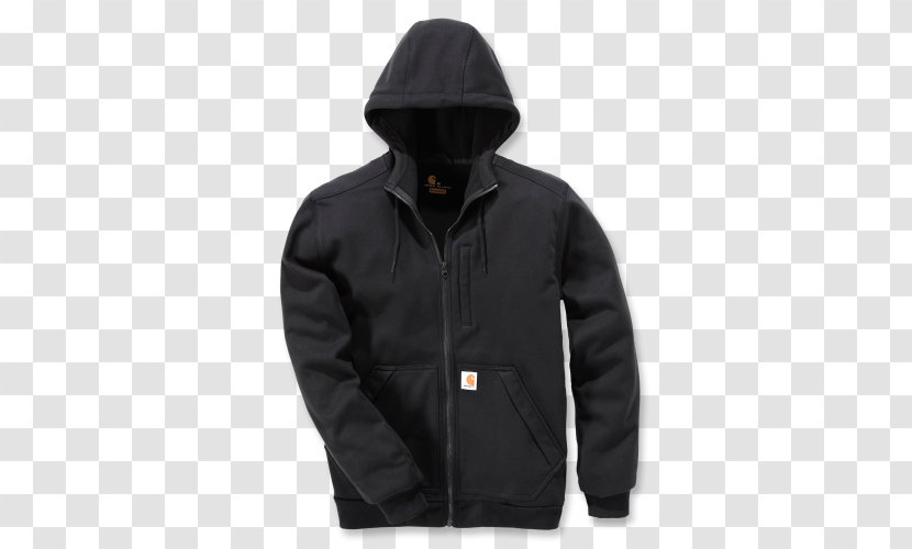 Hoodie Polar Fleece Carhartt Workwear - Sleeve - Zipper Transparent PNG