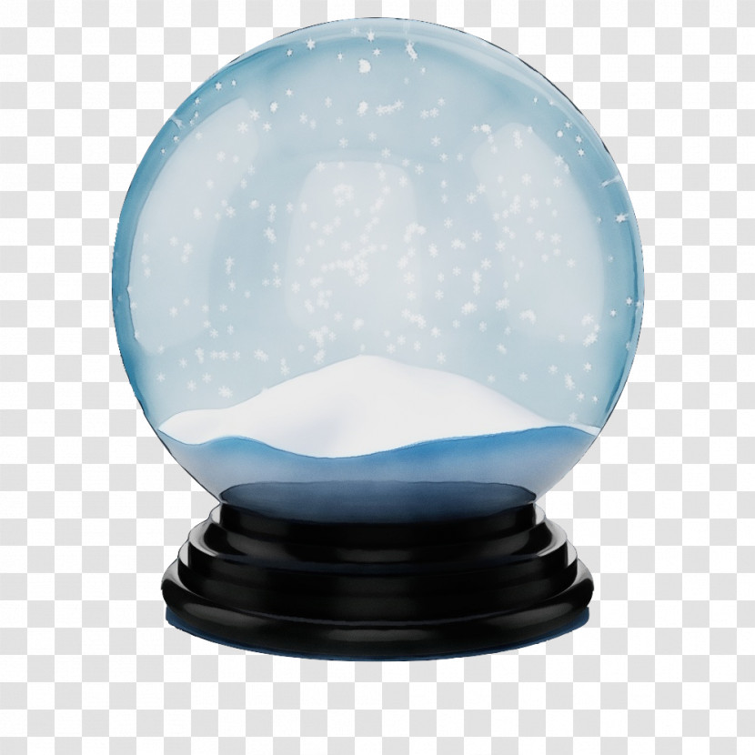 Blue Sphere Glass Ball Transparent PNG