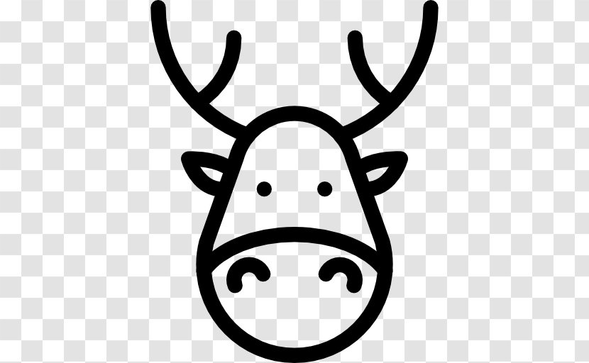 Black And White Antler Smile - Gite De Charme Dans Le Gers 68 Pers - Line Art Transparent PNG