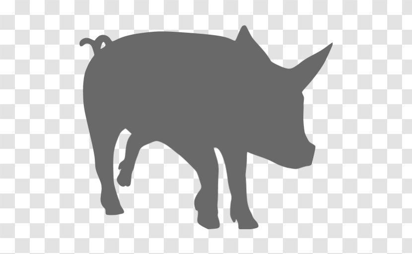 Black Iberian Pig Spare Ribs Decal Clip Art - Livestock Transparent PNG