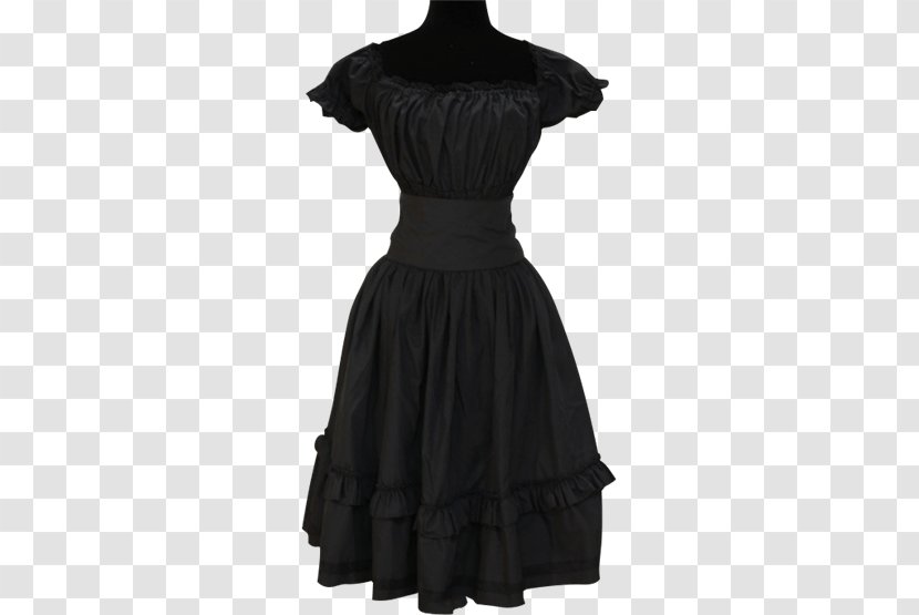 T-shirt Dress Neckline Collar Clothing - Black Transparent PNG