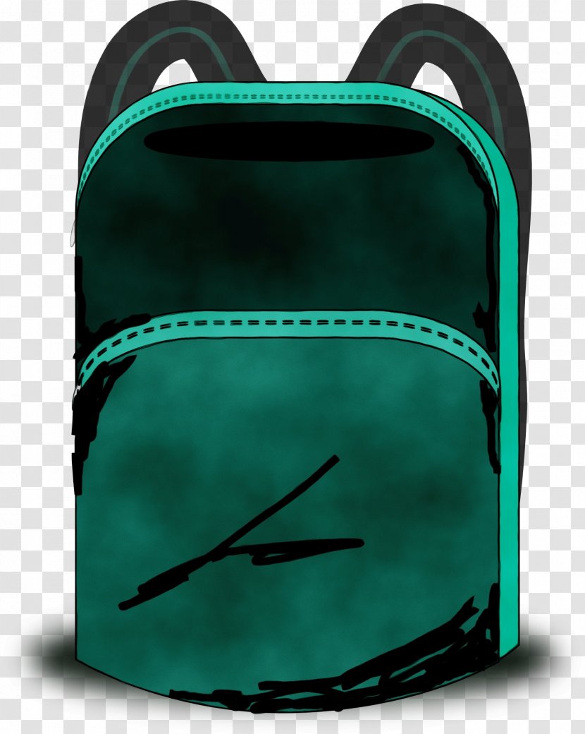 Travel Hiking - Green - Luggage And Bags Turquoise Transparent PNG