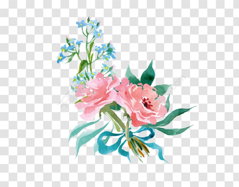 Floral Design Cut Flowers Flower Bouquet Garden Roses - Peony - Boquet Ornament Transparent PNG