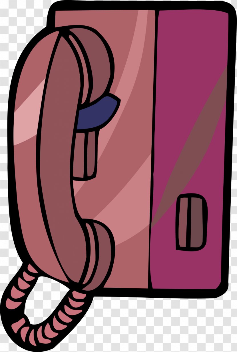 Telephone Drawing Clip Art - Cartoon - Phone Transparent PNG