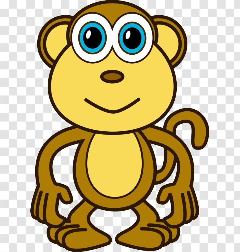 Cartoon Drawing Comics Clip Art - Design Classic - A Picture Of Monkey Transparent PNG