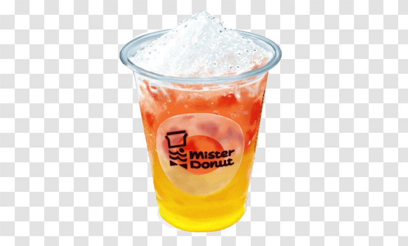 Iced Tea Latte Orange Drink Slush - Frappuccino Transparent PNG