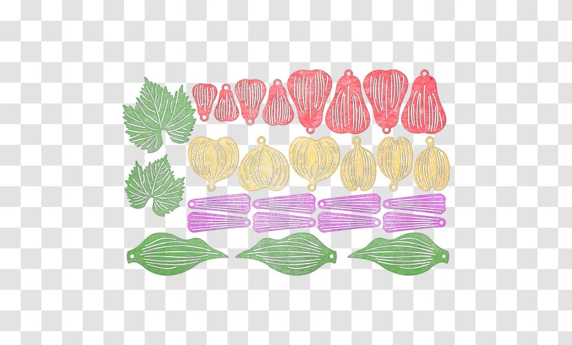 Petal Cheery Lynn Designs Leaf Die Pattern - Flowers Set Transparent PNG