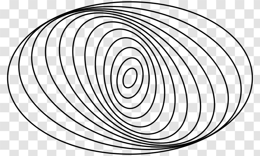 Spiral Galaxy Density Wave Theory Diagram - Monochrome Photography Transparent PNG