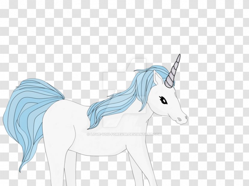 Unicorn Nose Microsoft Azure Tail - Watercolor - Blue Transparent PNG