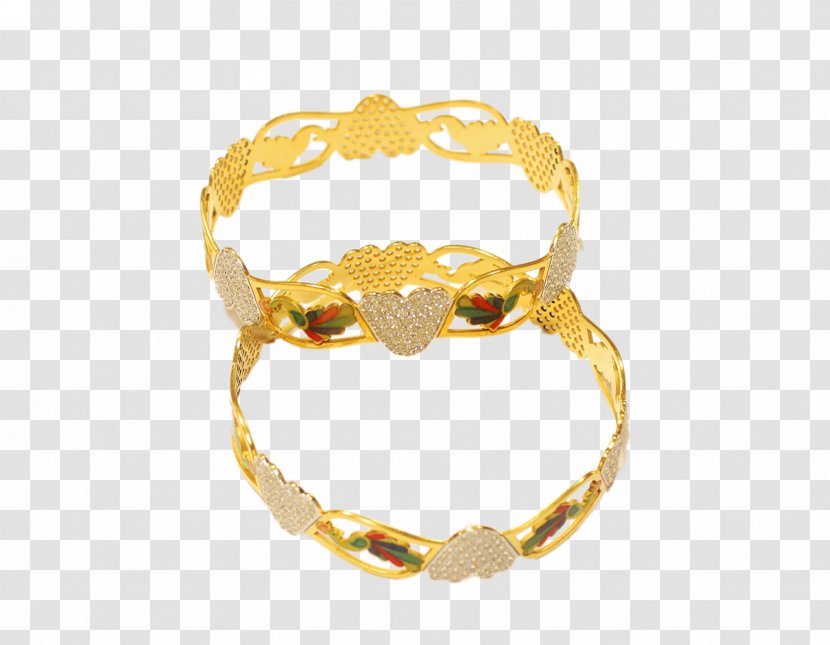 Bangle Ring Jewellery Bracelet Antique - Pearl - Gold Bangles Transparent PNG