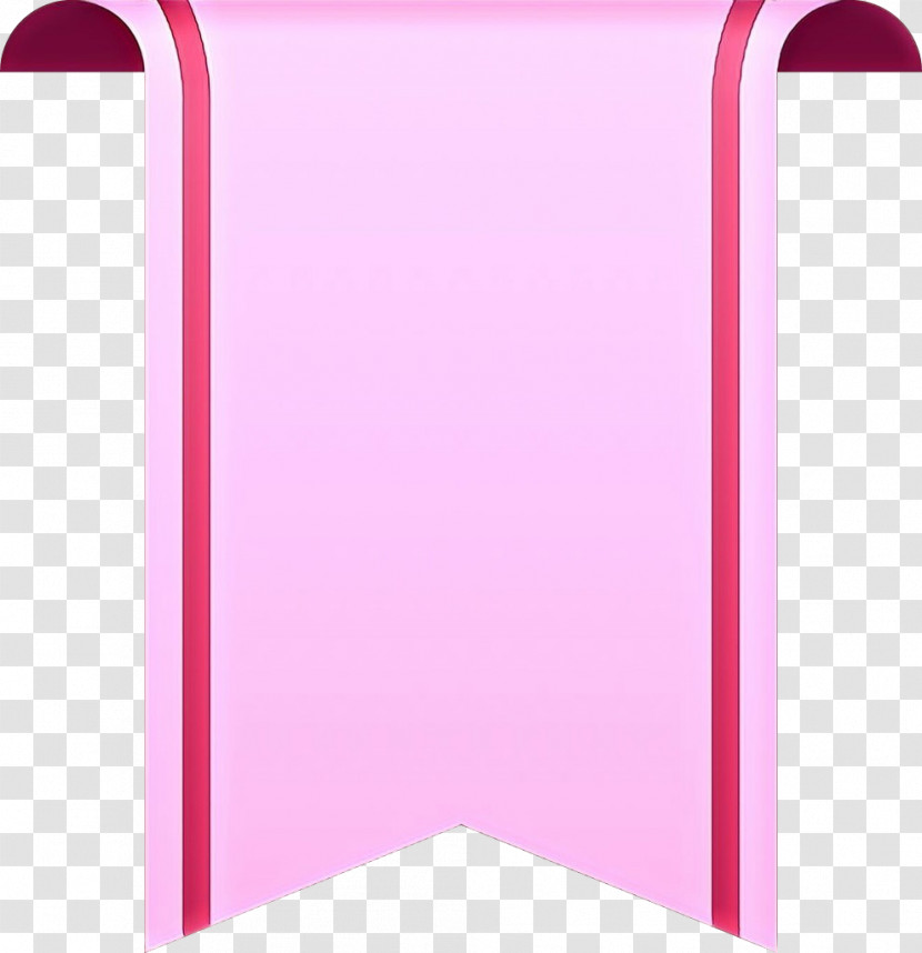 Pink Magenta Line Material Property Rectangle Transparent PNG