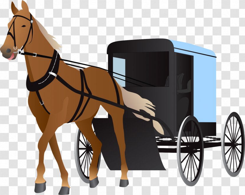 Horse And Buggy Carriage Clip Art Transparent PNG