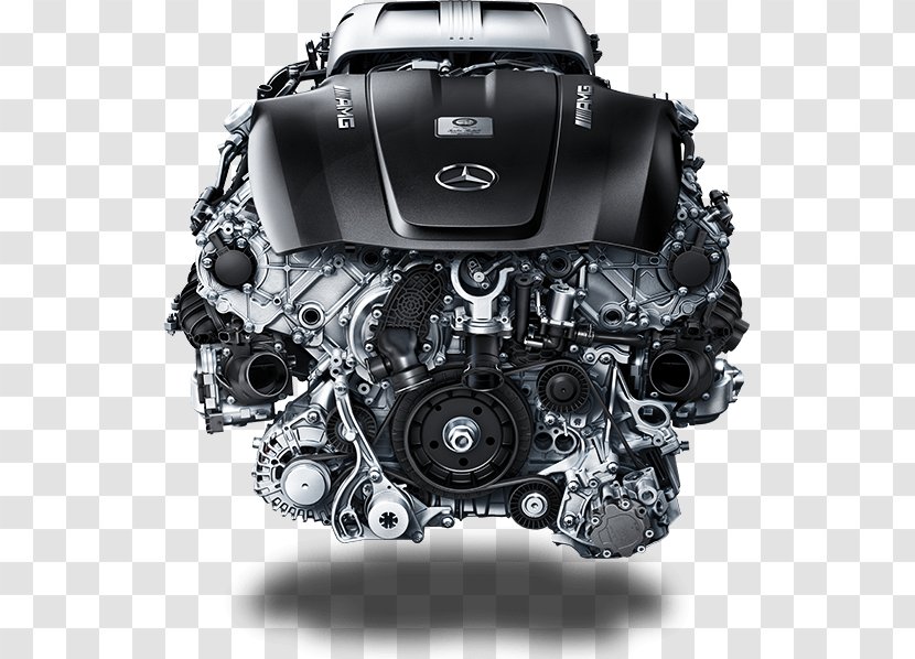 Mercedes-Benz AMG GT Car Twin-turbo V8 Engine - Pic Transparent PNG
