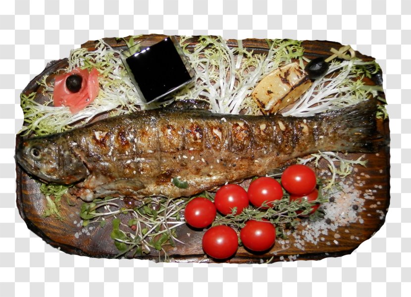 Fish Shashlik Barbecue Tartar Sauce Dish Transparent PNG