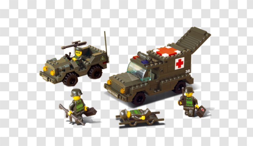 Ambulance + Jeep - Brick - Sluban Building Set Bricks Slubanm38b6000 Army Military Blocks Series JeepLego Helicopter Transparent PNG