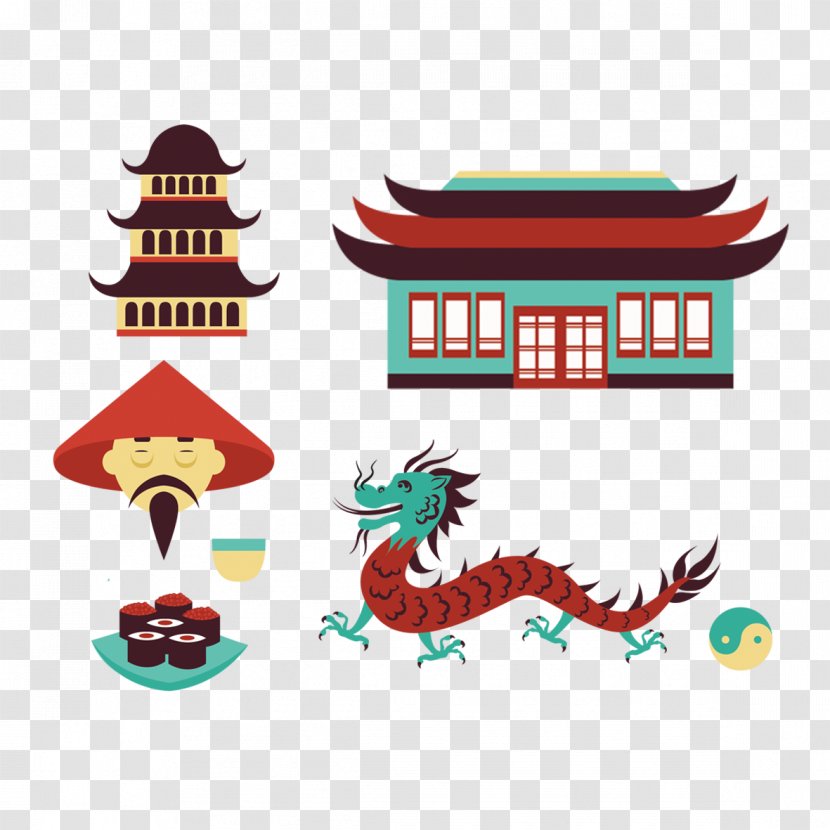 China Symbol Icon - Little Japan Creative Transparent PNG