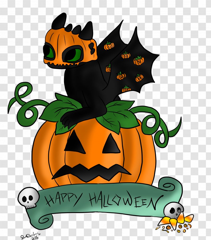 Cat Halloween Pumpkin Dragon Drawing - Animal - Bearded Transparent PNG